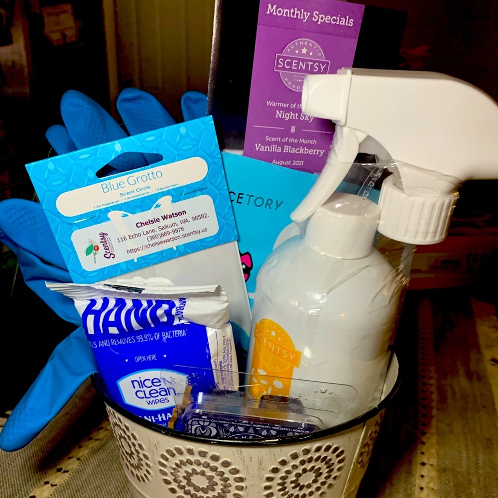 Scentsy cleaning bucket!